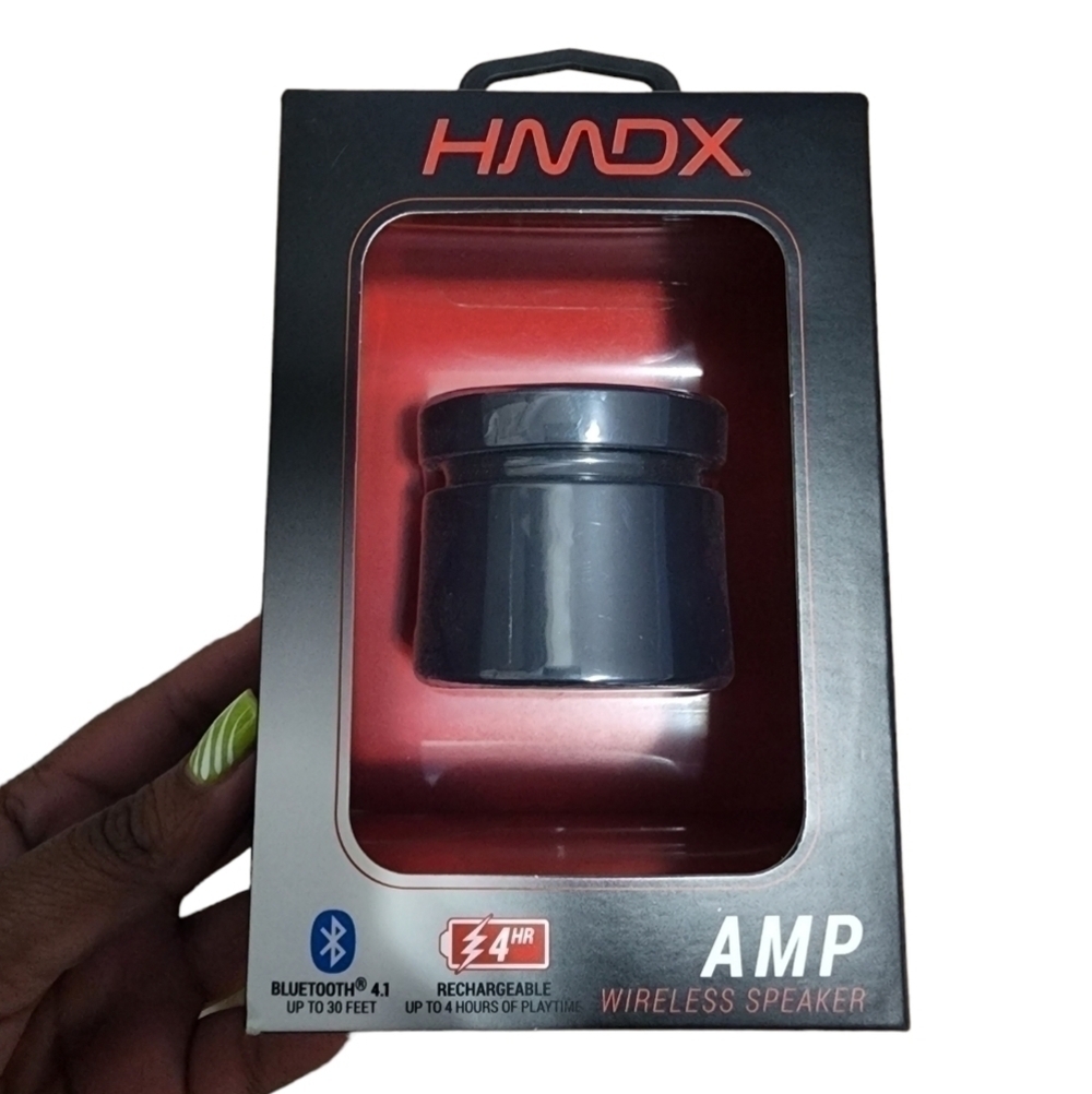 𝅺HMDX Amp Wireless Bluetooth Speaker Black NEW IN BOX
